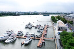 bến du thuyền tại Sài Gòn